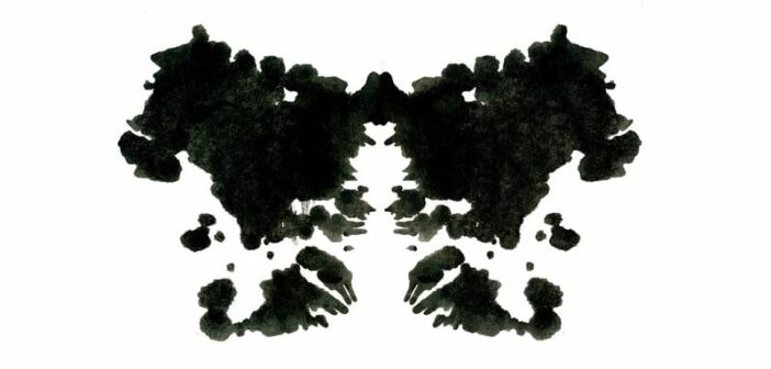 a Rorschach blot test