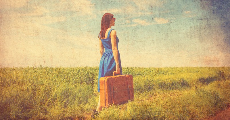 women with baggage