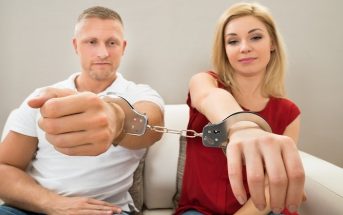 couple handcuffed together