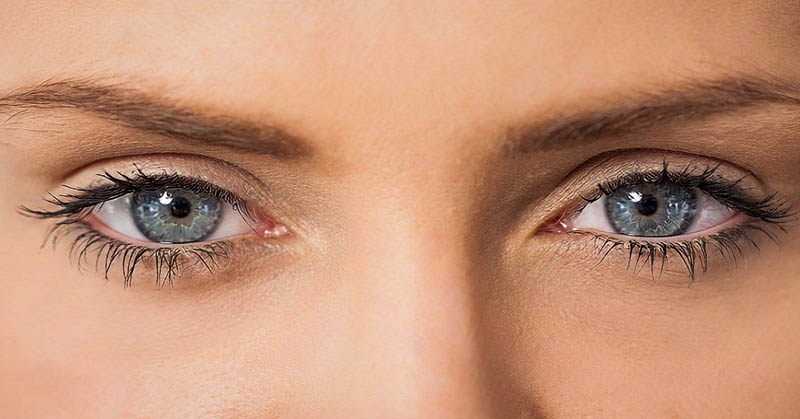 closeup of woman's eyes - concept of controlling emotions