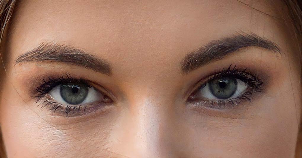 close-up of woman's eyes signifying an open-minded person