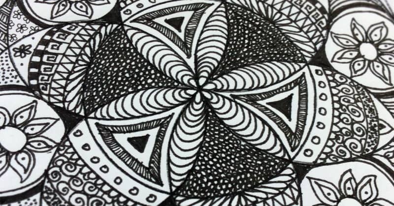 a zentangle