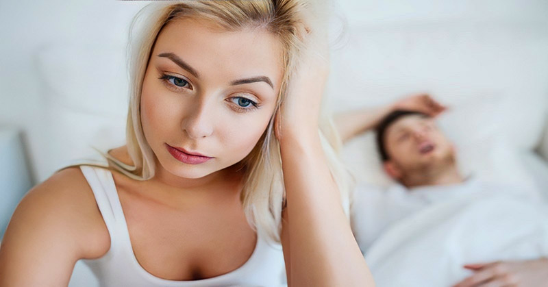 young woman feeling anxiety in a relationship