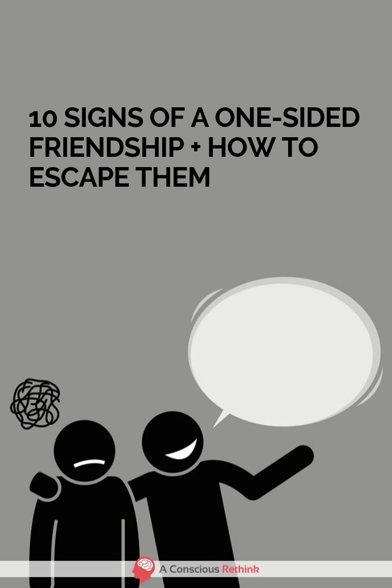 10 Signs Of A One-Sided Friendship + How To Escape One