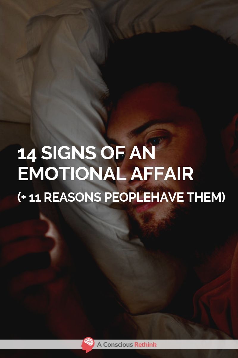 Top 10 signs of emotional infidelity