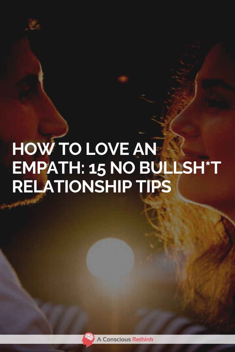 How does an empath show love?