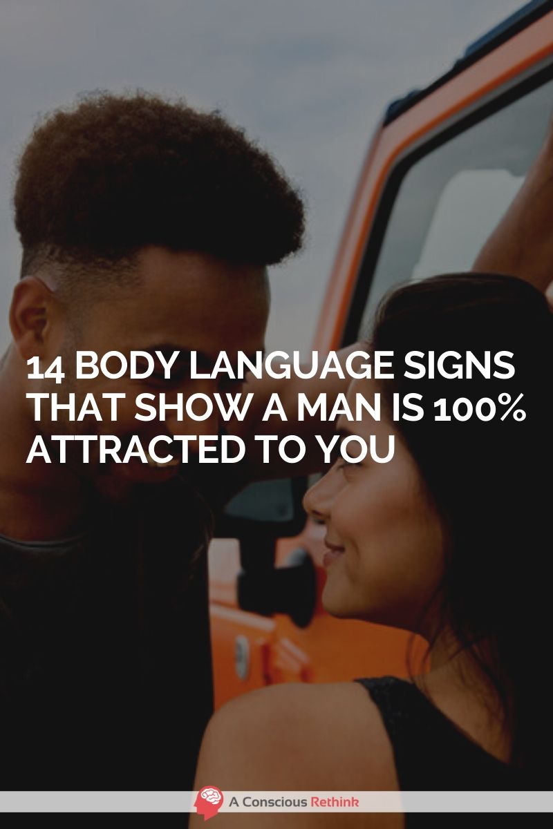 Signs he fancies you body language