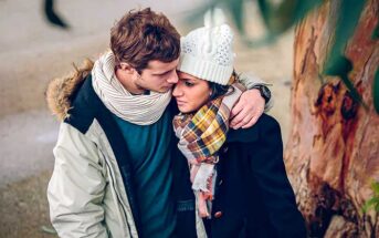 young couple in a push-pull relationship