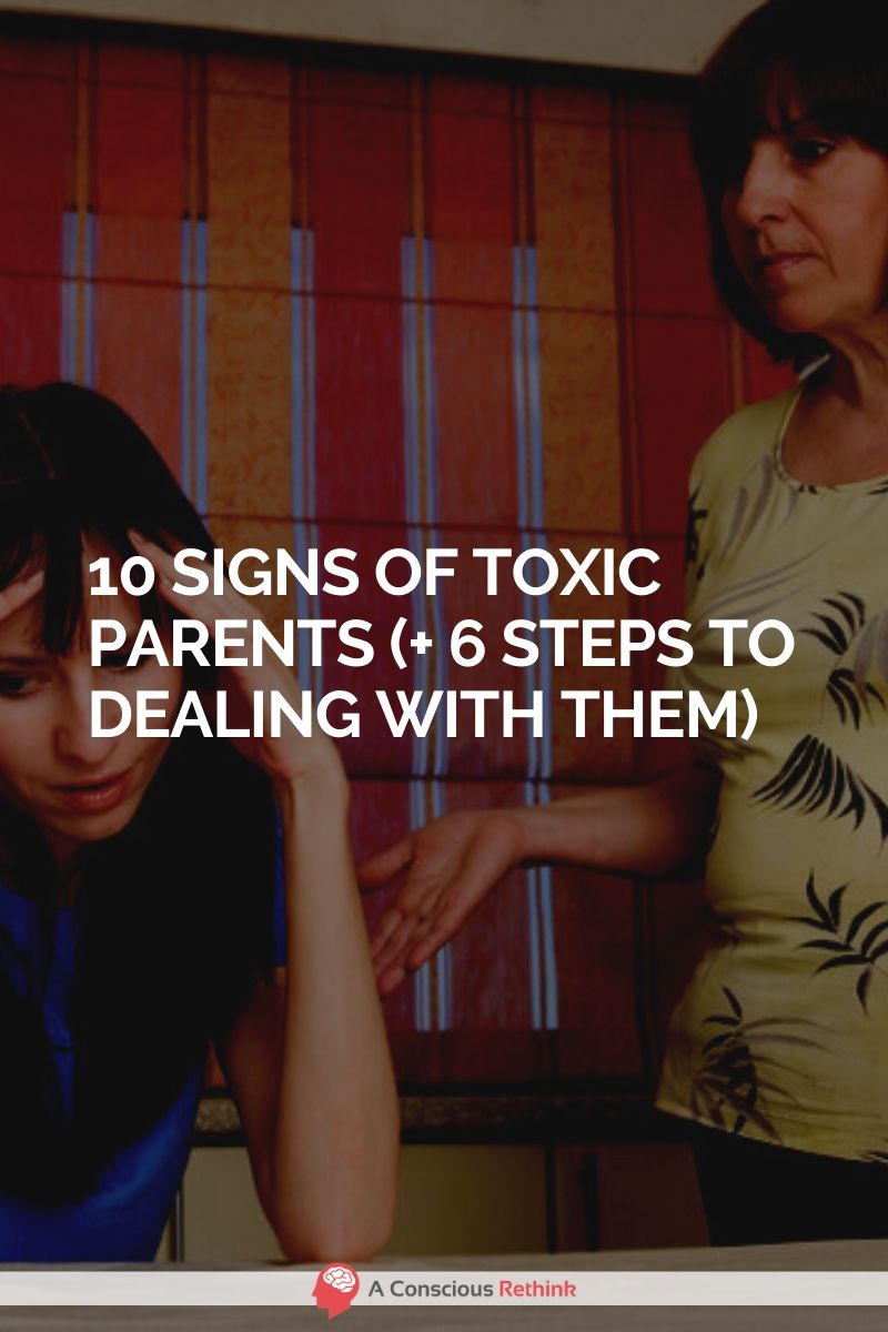 Signs of toxic parents