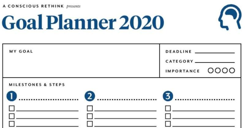 Free Printable Goal Setting Worksheet + Habit Tracker Template