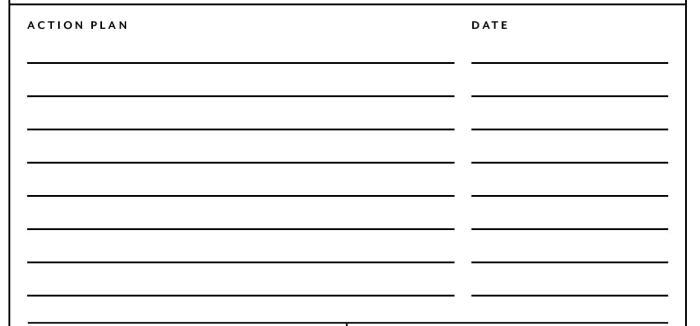 goal action plan