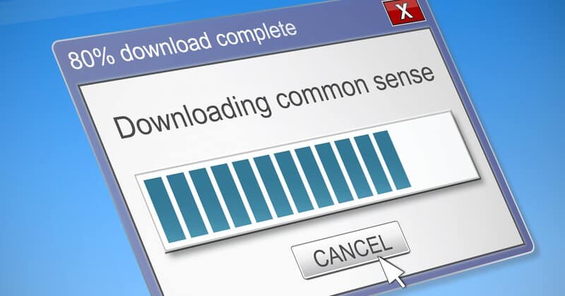 computer download status bar for common sense