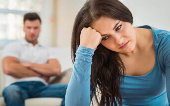 woman upset at partner and repeating bad relationship patterns