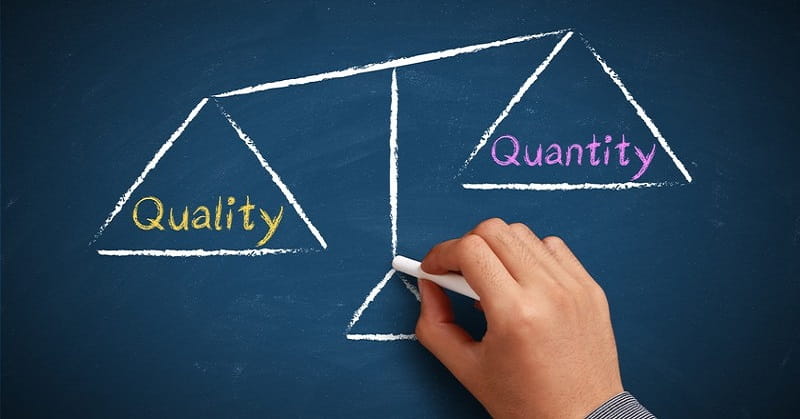 How To Develop A 'Quality Over Quantity' Mindset