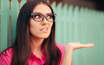 quirky woman looking quizzical asking how to be normal