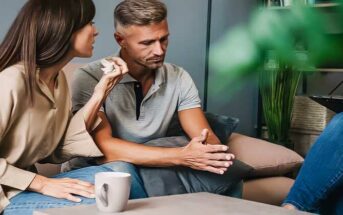 couple in counseling to discuss the details of infidelity