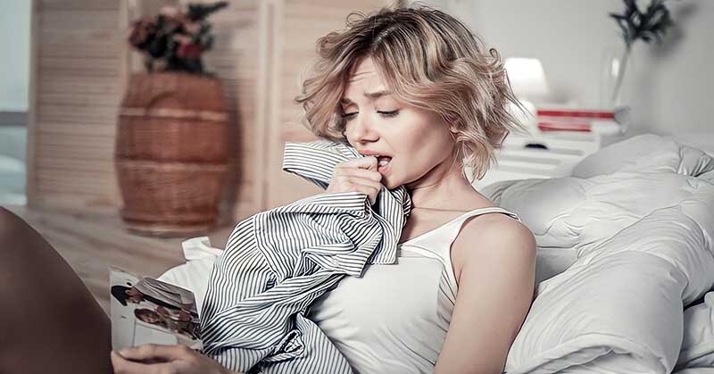 sad woman looking at photo of ex who broke up suddenly for no reason