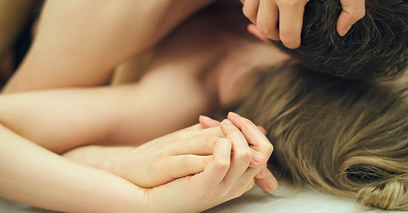 passionate couple going through hysterical bonding