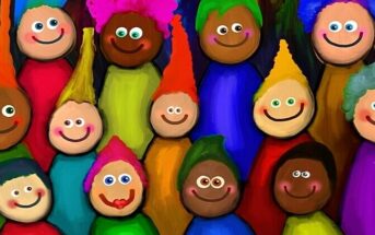 how to find community - colorful digital painting of a group of people