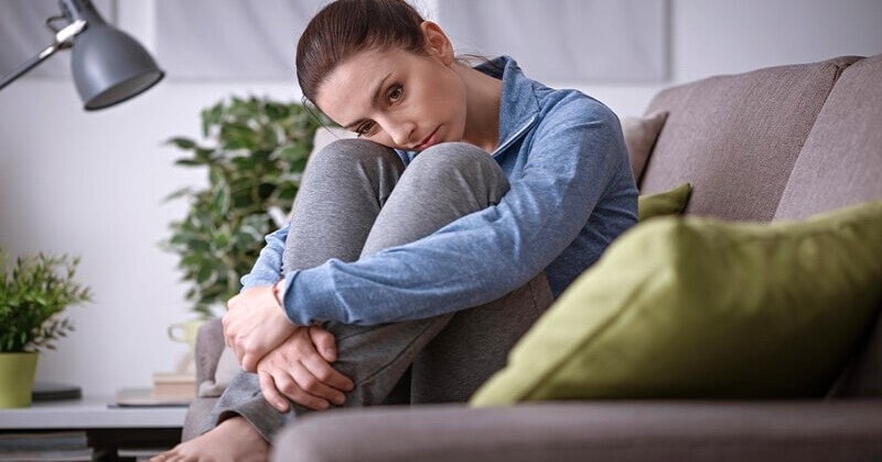 sad woman after breakup wondering if she will find someone better than her ex