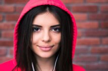 confident woman smiling