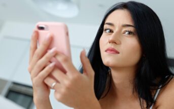 young woman texting a good excuse to get out of something