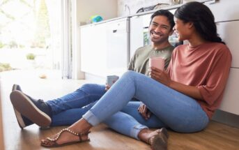 man and woman communicating better in their relationship