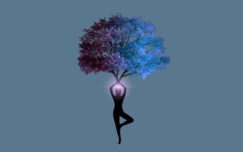 illustration of a tree coming out of a person to highlight the concept of nurturing yourself